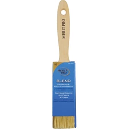 Gourmetgalley 32 1.5 in. White China Bristle Polyester Beavertail Brush - White - 1.5 in. GO3579790